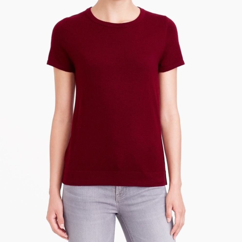 J Crew Women’s XS Red short sleeve crew neck tee